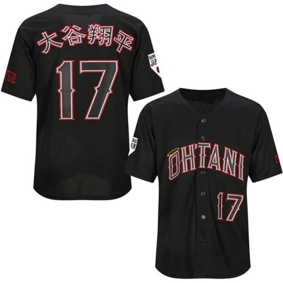 Other - Men's Ohtani Baseball Jersey 17# Shotime Hipster Hip Hop Shirts Stitched